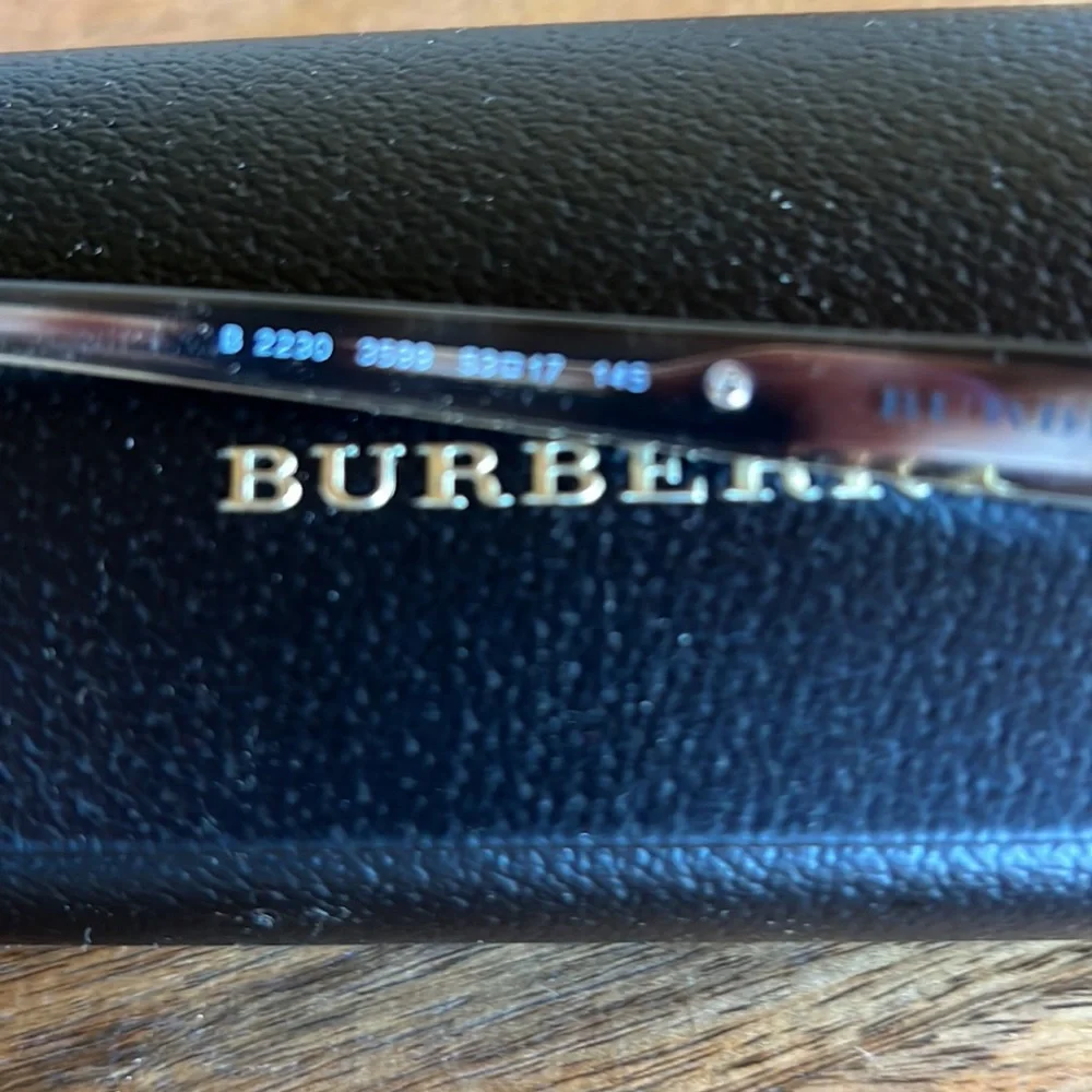 Burberry Women's Clear to Black Ombre Glasses